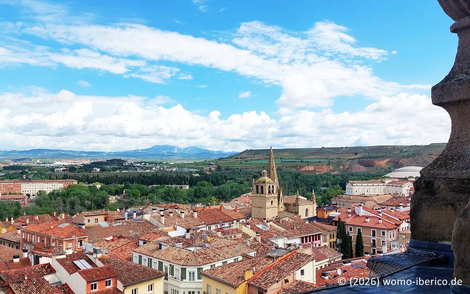 Logroño, Kathedrale, Torre Norte 20260430 Logrono Torre Ausblick