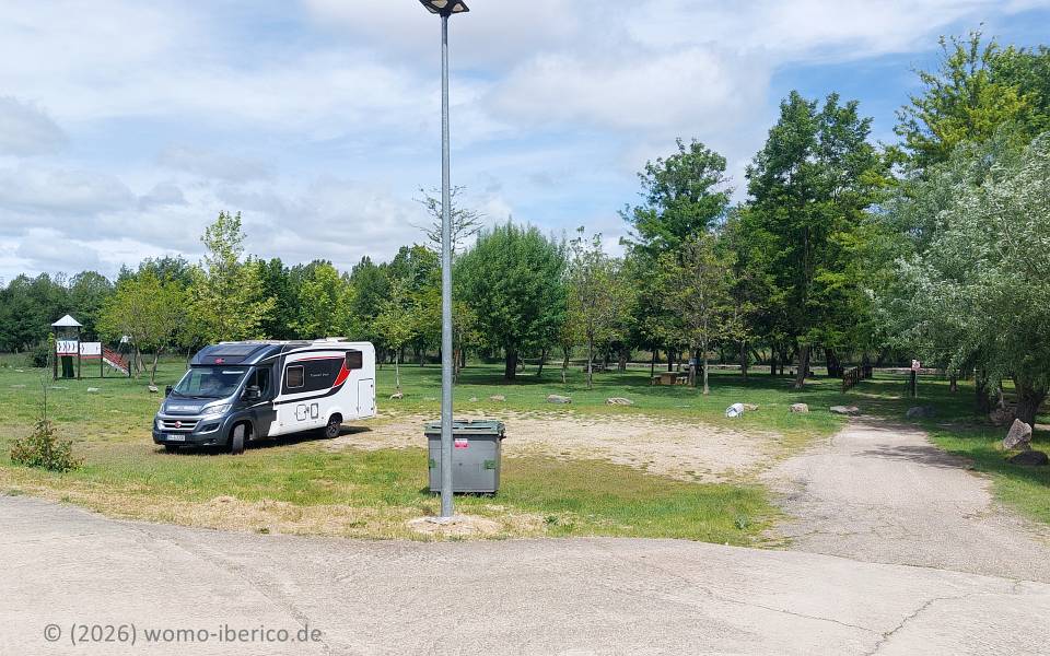 Santa Croya de Tera, Parkplatz/Übernachtungsplatz 20260519 SantaCroya PP