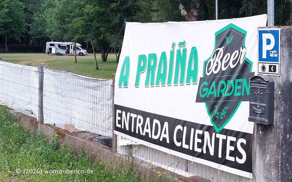 Couso, Stellplatz "A Praíña" 20260604 Couso Stp