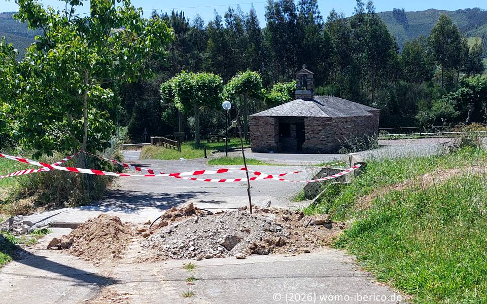 San Tirso de Abres, Stellplatz 20260613 SanTirso Stp